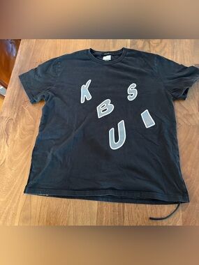 Ksubi Letters Cross Kash SS Tee Jet Black